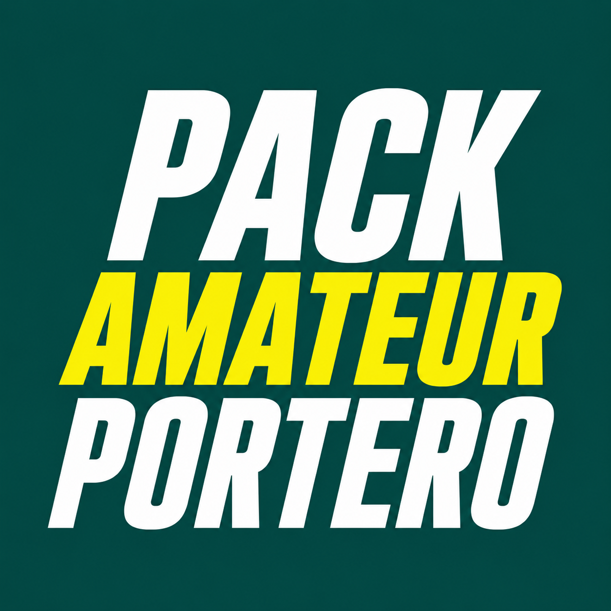 [Catarroja] Pack AMATEUR Portero