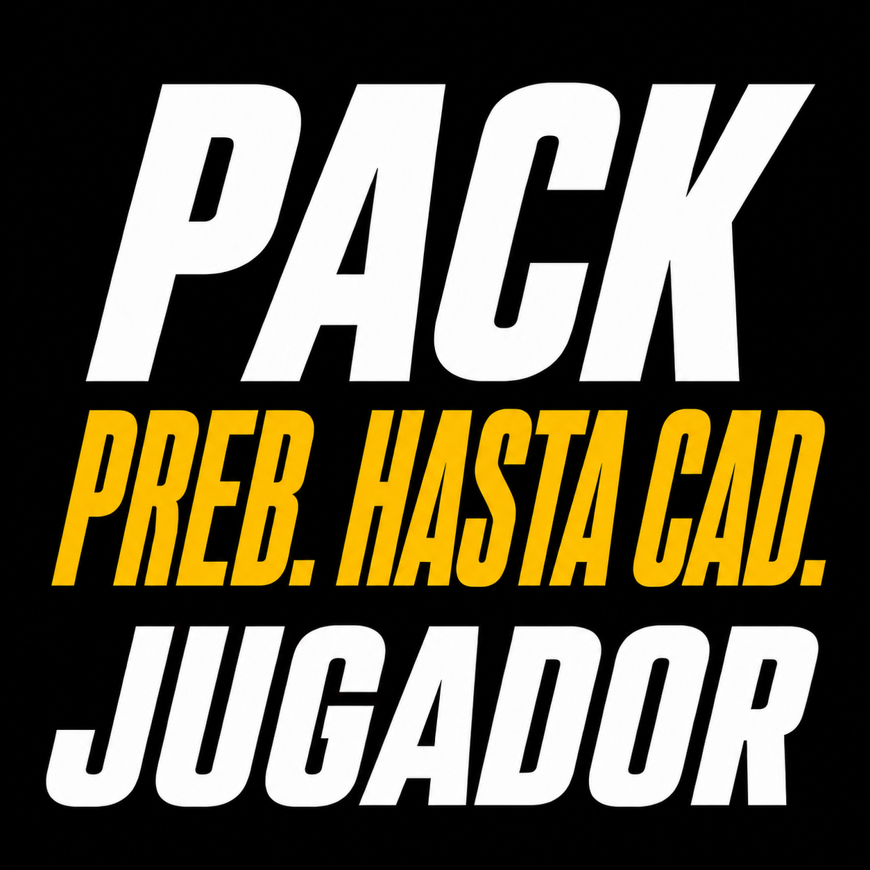 [Nazaret] Pack PREBENJAMÍN HASTA CADETE Jugador