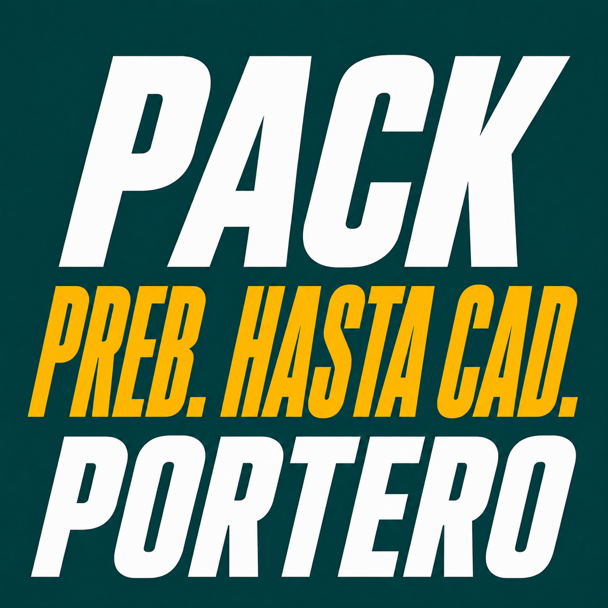 [Nazaret] Pack PREBENJAMÍN HASTA CADETE Portero